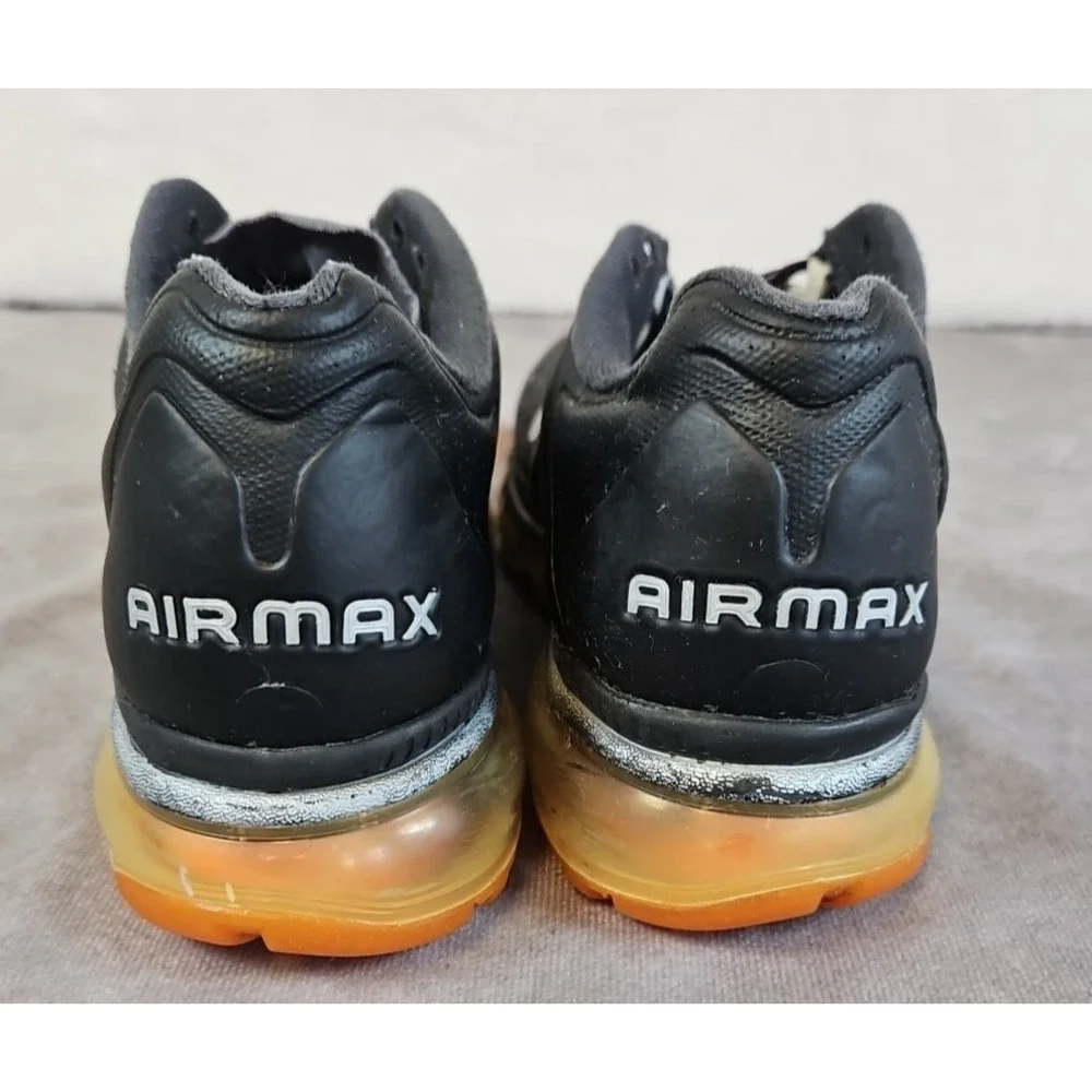 Nike Air Max Black Orange GS Shoes 431873-008 Size Youth 6.5Y Women's 8